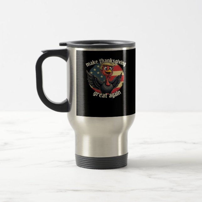 Mug De Voyage Rendre grand Thanksgiving à nouveau Thanksgiving (Gauche)