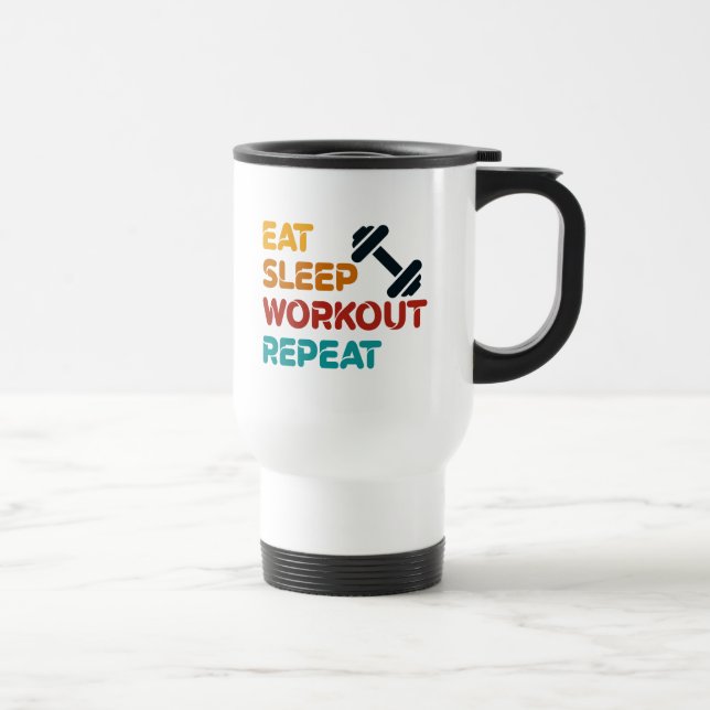 Mug De Voyage Reprendre l'entraînement de veille (Droite)