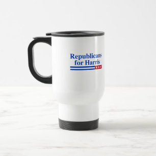 Mug De Voyage Républicains pour Harris / Kamala Harris