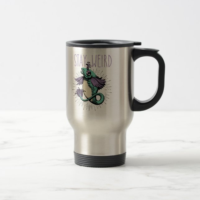 Mug De Voyage Reste bizarre (Droit)