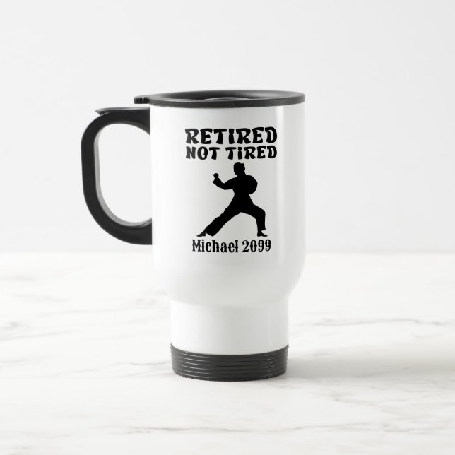 Mug De Voyage Retraite non fatiguée Martial Arts (Gauche)