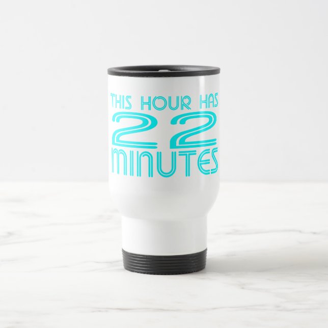 Mug De Voyage Rétro - 22 minutes (Centre)