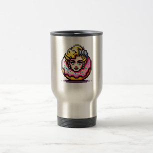 Mug De Voyage Retro Hollywood Icon - Pixel Art Pop Culture