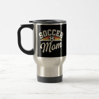 Mug De Voyage Retro Soccer Maman Design - Style Vintage Football