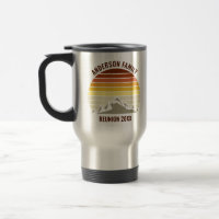 Reunion famille Sunset Mountain personnalisée Vint