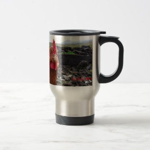 Mug De Voyage Réveillez le poulet