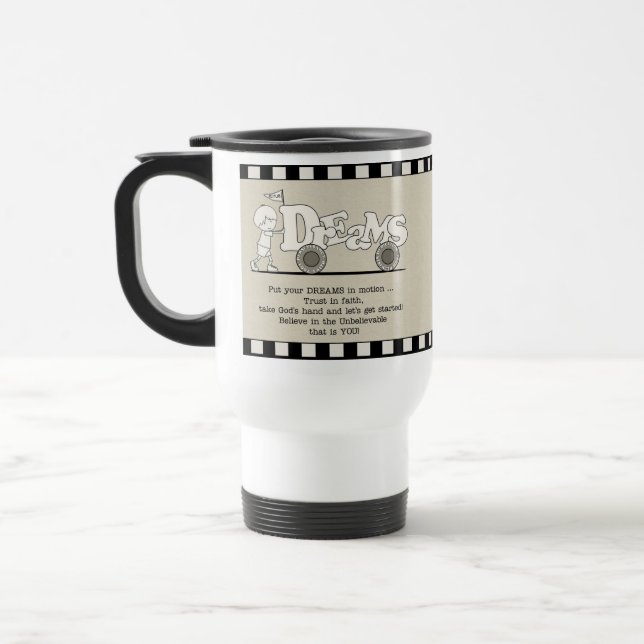 Mug De Voyage Rêves en mouvement (Gauche)