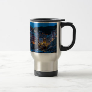 Mug De Voyage Riomaggiore la nuit Cinque Terre Ligurie Italie