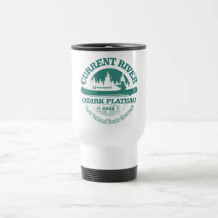 Mug De Voyage Rivière actuelle (canot)