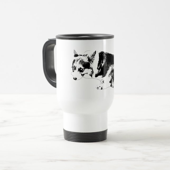 Mug De Voyage Road Corgi, Grounded Sips (Devant gauche)