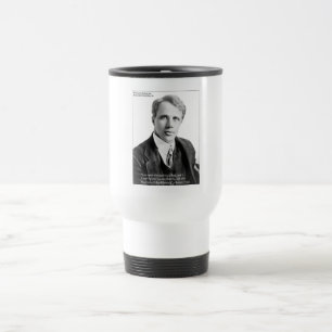 Mug De Voyage Robert Frost Citation "Road Travellers" Sur Cartes