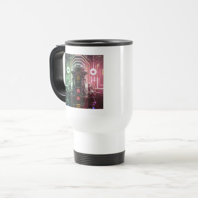 Mug De Voyage Robot 1 banlieue (Devant gauche)