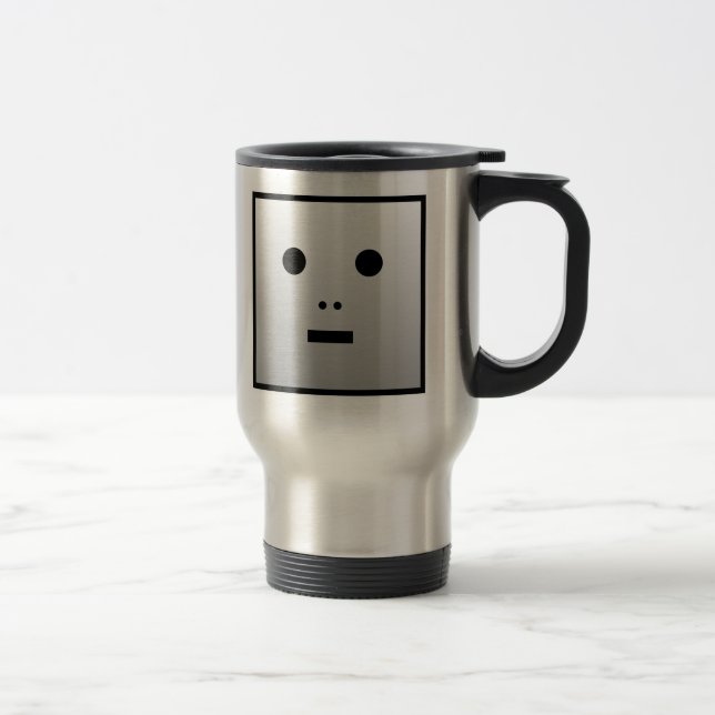 Mug De Voyage Robot anonyme - Customisé (Droit)