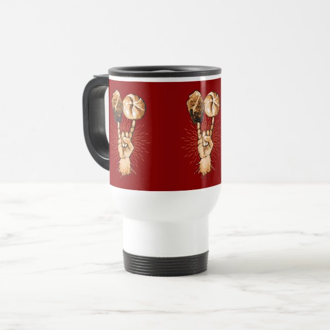 Mug de voyage Rock and Roll (Devant gauche)