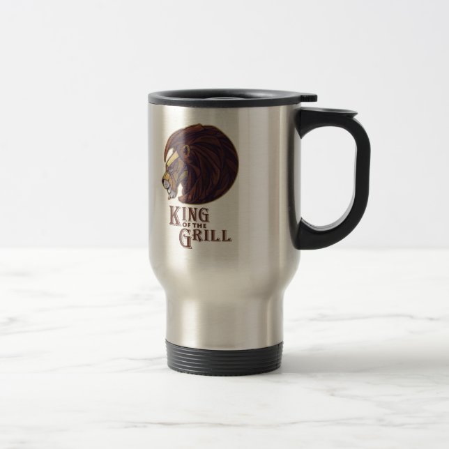 Mug De Voyage Roi du Grill (Droit)