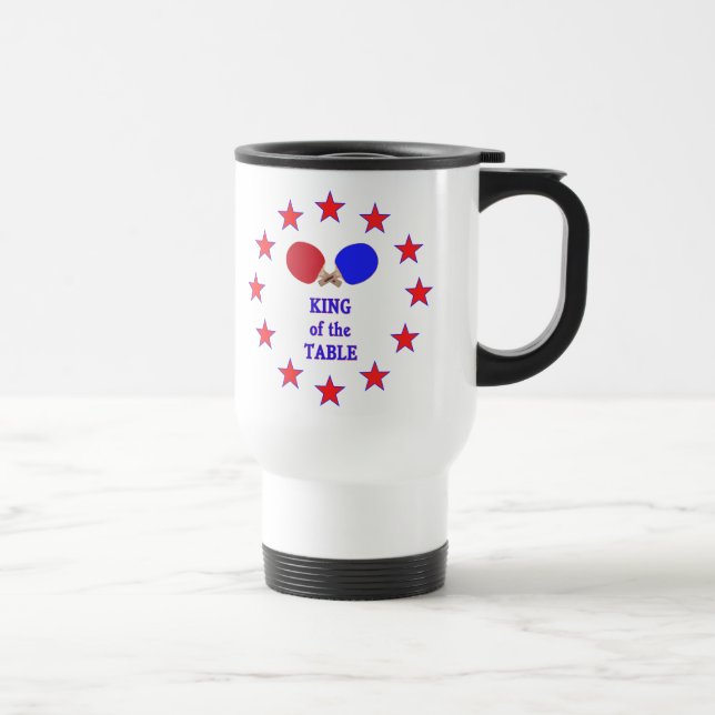 Mug De Voyage Roi du ping-pong de Tableau (Droite)