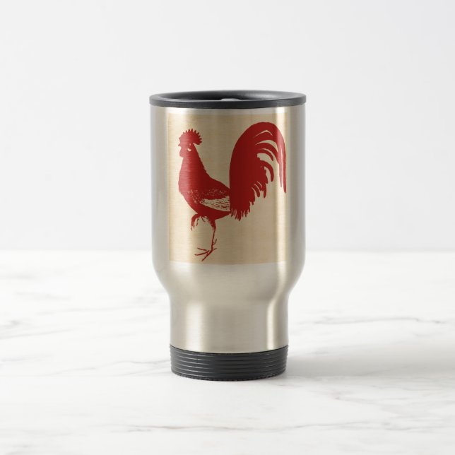 Mug De Voyage Rooster rouge (Centre)
