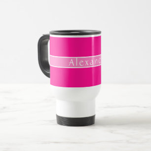 Mug De Voyage Rose chaud personnalisé