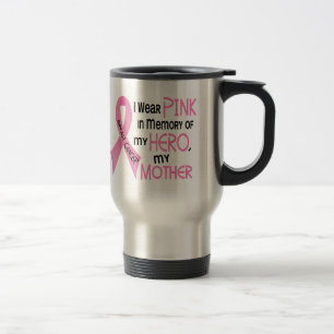 Mug De Voyage ROSE de cancer du sein DANS la MÉMOIRE de MA MÈRE