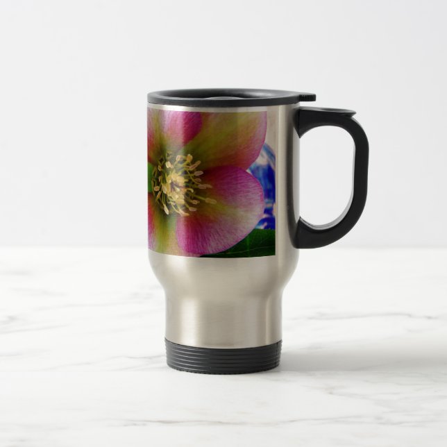 Mug De Voyage Rose de carême rose, (Droit)