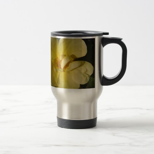 Mug De Voyage Rose jaune sauvage (Droit)