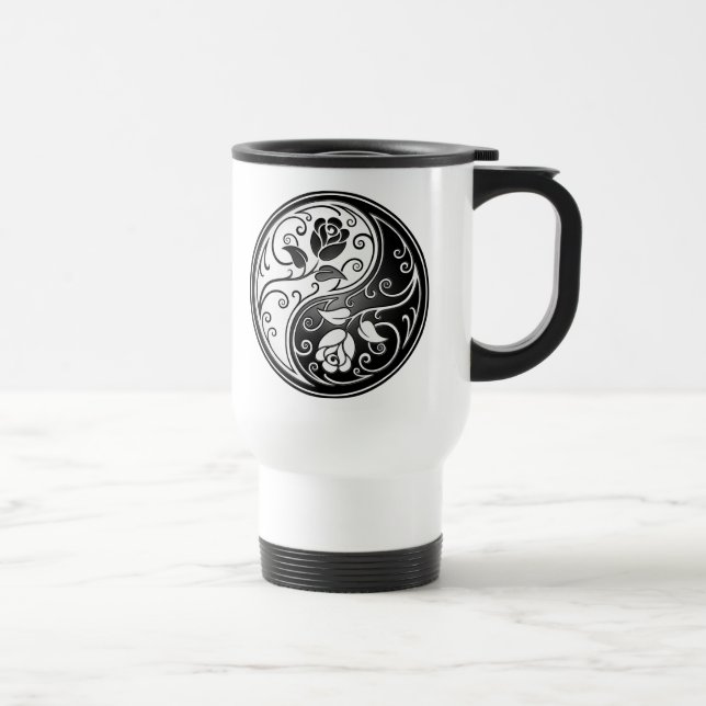 Mug De Voyage Roses de Yin Yang (Droite)