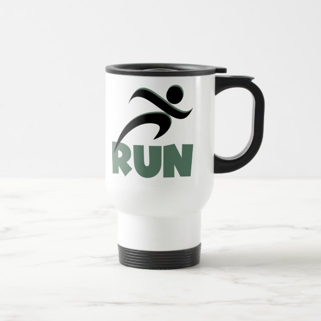 Mug De Voyage RUN vert (Droite)