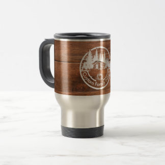 Mug De Voyage Rustic Cottage Cabin Barn | Custom Family Name