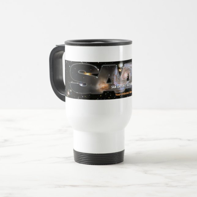 Mug De Voyage SAAA logo bumpersticker (Devant gauche)