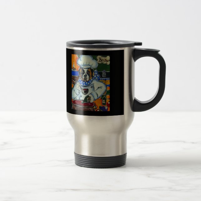 Mug De Voyage Saint Bernard Chef (Droit)