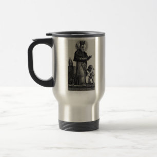 Mug De Voyage Saint Patrick Apôtre d'Irlande  Art monochrome