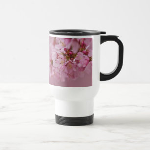 Mug De Voyage Sakura Cherry Blossoms rose pâle Réflexions