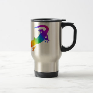 Mug De Voyage Salamandre striée arc-en-ciel