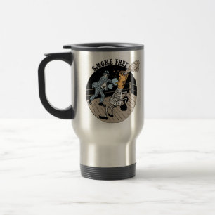 Mug De Voyage Sans fumée. Coups de pied du bout !