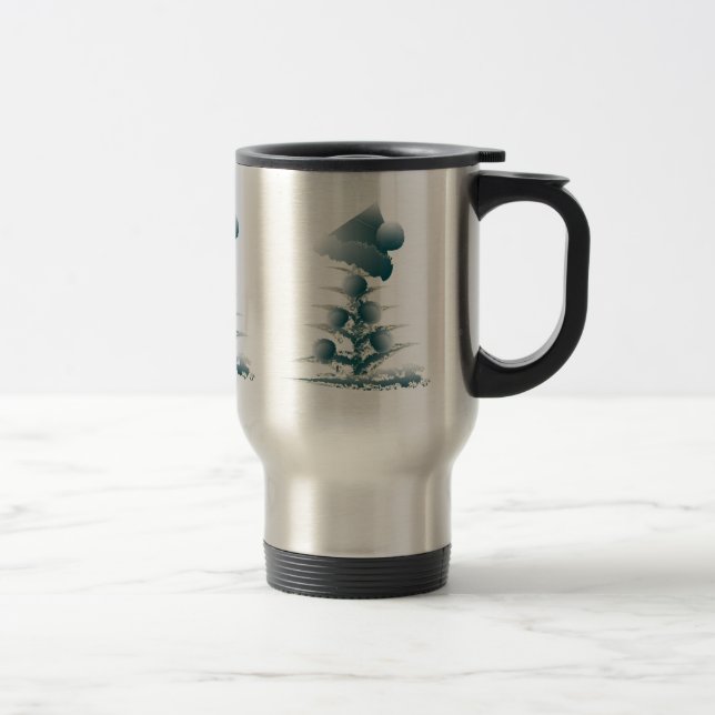 Mug De Voyage Sapin de Noël (Droit)