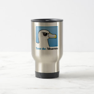 Mug De Voyage Sauvez l'albatros (le portrait)