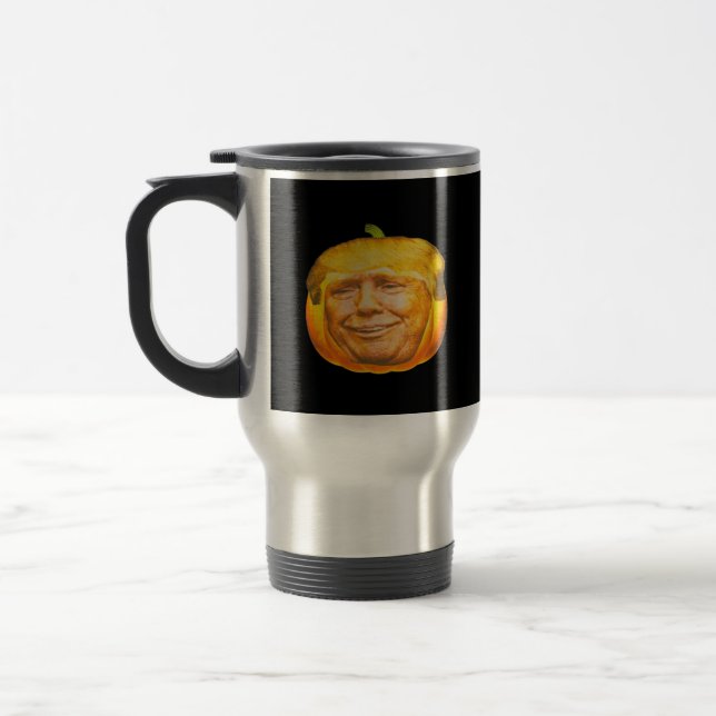 Mug De Voyage Scandale Trumpkin Citrouille Halloween Conception  (Gauche)