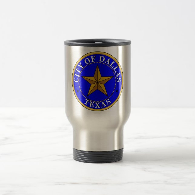 Mug De Voyage Sceau de Dallas (Centre)