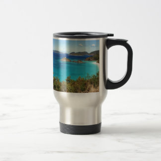 Mug De Voyage Scène d'île des Caraïbes