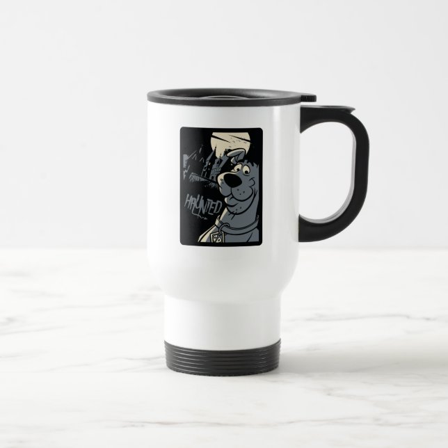 Mug De Voyage Scooby-Doo Noir Haunted Mansion Graphisme (Droite)