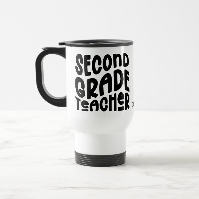 Mug De Voyage Second Grade Teacher Appreciation  (Gauche)