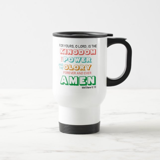 Mug De Voyage SEIGNEUR PRIER Christian (Droite)