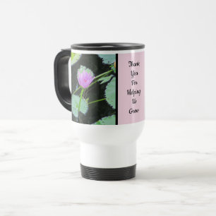 Mug De Voyage Semaine d'appréciation de l'enseignant Eau Lily ro