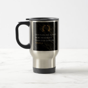 Mug De Voyage Seneca's Insight : Les peurs comparées aux dangers