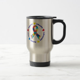 Mug De Voyage Sensibilisation sur l'autisme