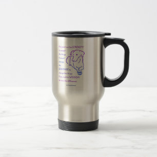 Mug De Voyage Sereniy Prière avec chien voyage muet