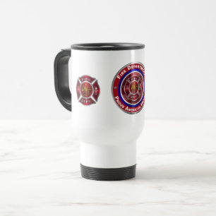 Mug De Voyage Service d'incendie commémoratif spécialement conçu
