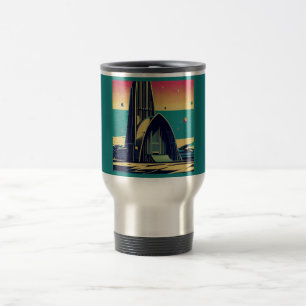 Mug De Voyage SF Église futuriste 3
