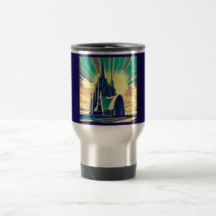 Mug De Voyage SF Église futuriste 3
