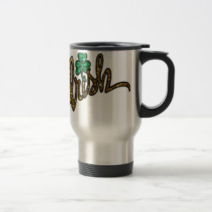 Mug De Voyage shamrock irlandais